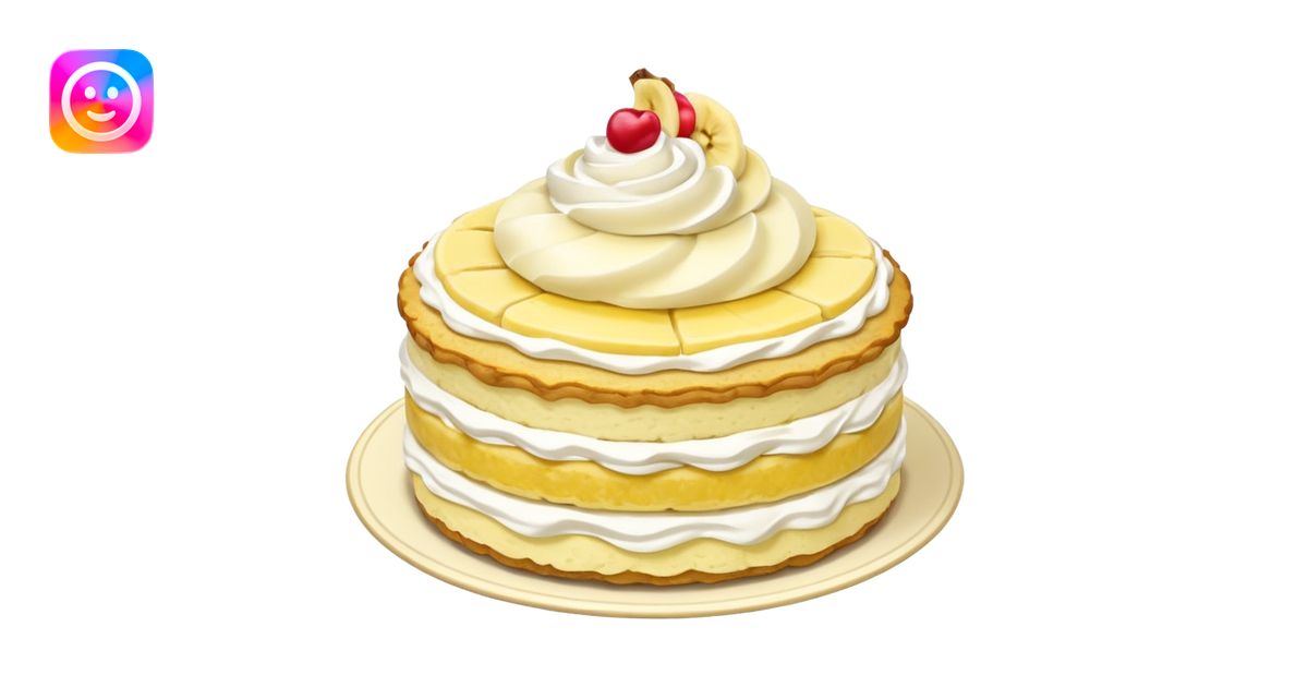 banana shortcake emoji | AI Emoji Generator