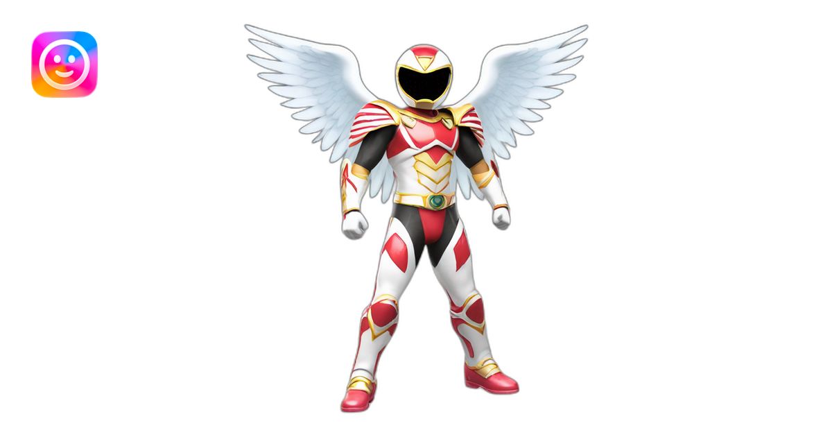 angel power ranger full body emoji | AI Emoji Generator
