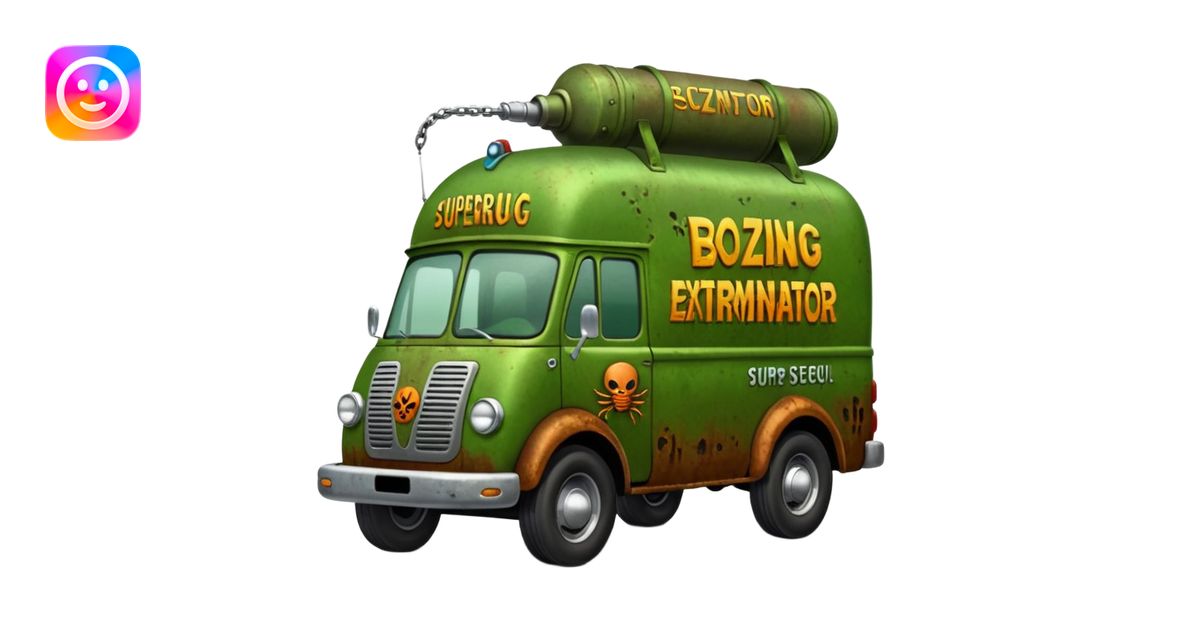 Heroic SuperBug Ron’s oozing exterminator superminator antique tall ...