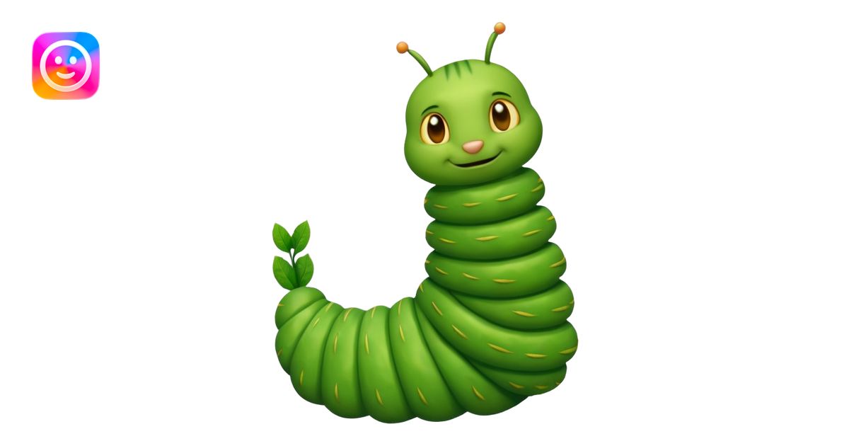 catepillar with many little praying hands emoji | AI Emoji Generator