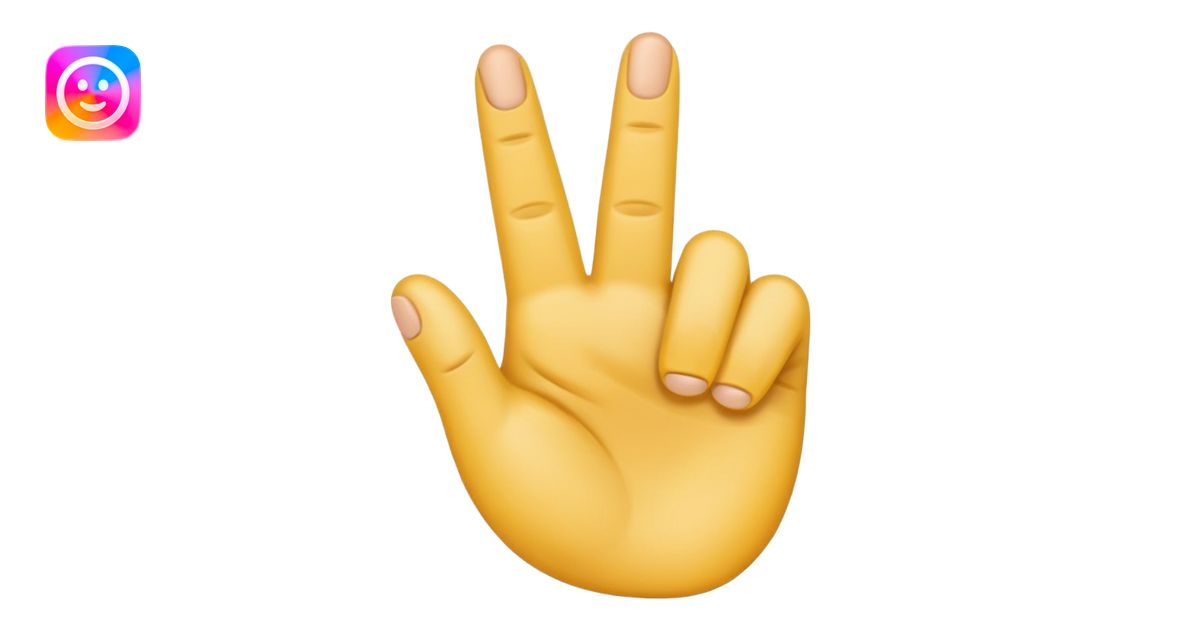 I want a emoji with just middle finger bend towards and every other ...