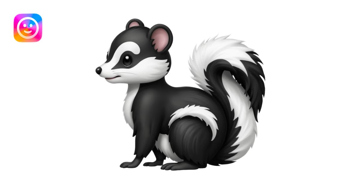 Skunk emoji | AI Emoji Generator
