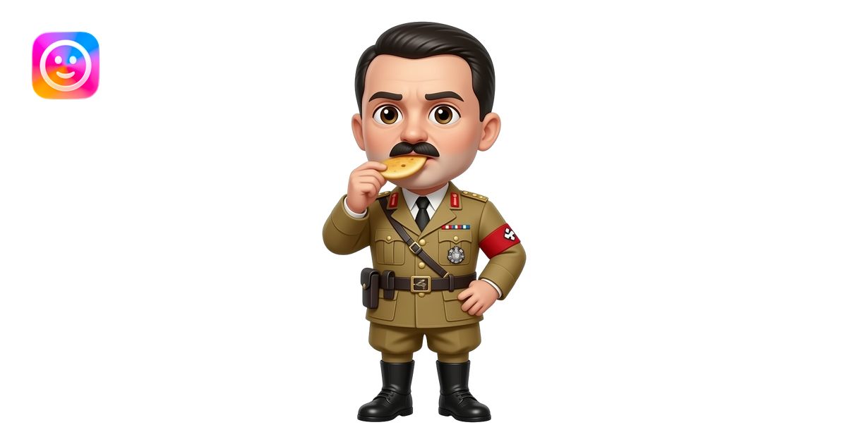 Adolf rump eating gpoogp emoji | AI Emoji Generator