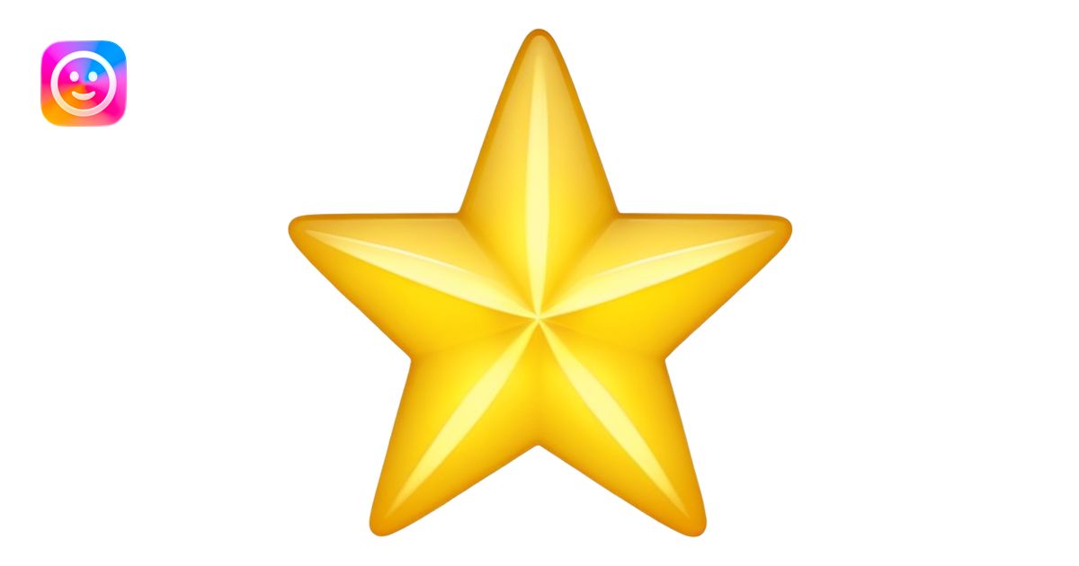 Star emoji | AI Emoji Generator