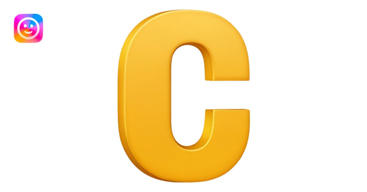 C emoji | AI Emoji Generator