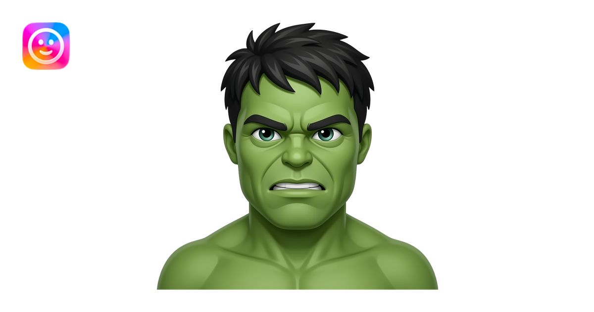 Hulk emoji | AI Emoji Generator