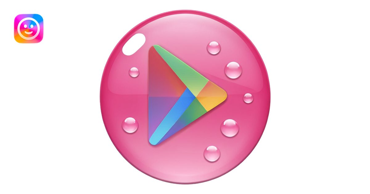 pink girly google play store emoji | AI Emoji Generator
