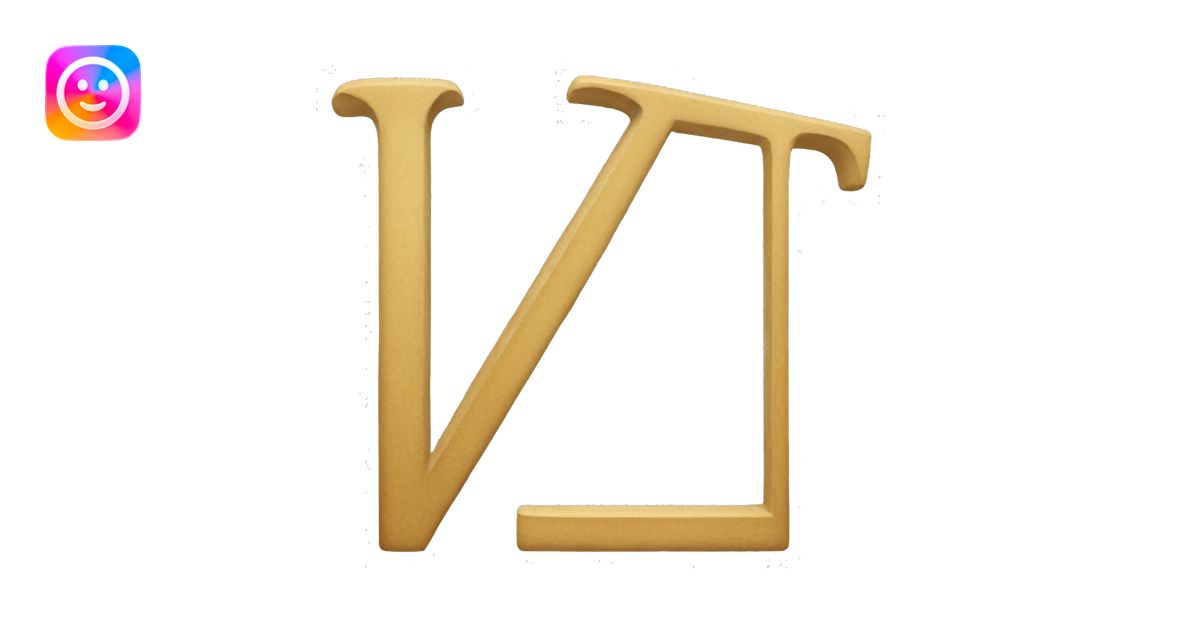 create a greek symbol that looks like the letter psi emoji | AI Emoji ...