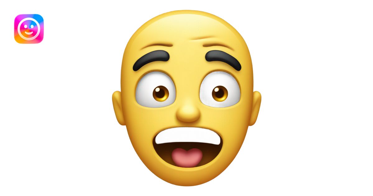 Emoji with eyes popping out rolling emoji | AI Emoji Generator