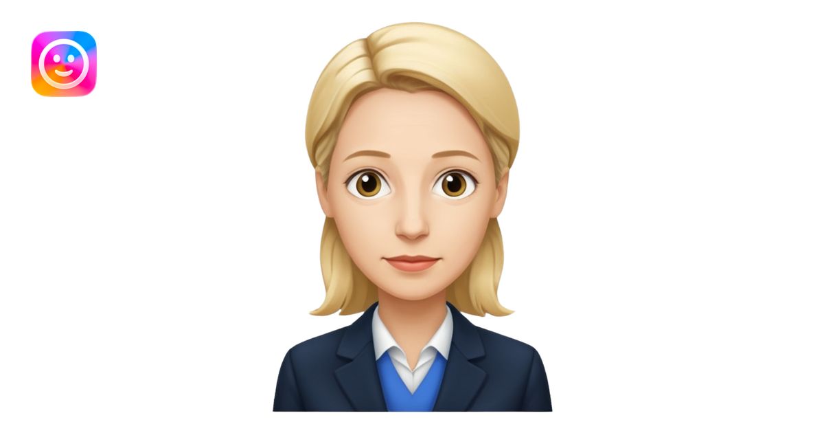 German politician Alice Weidel in a super realistic style emoji | AI ...