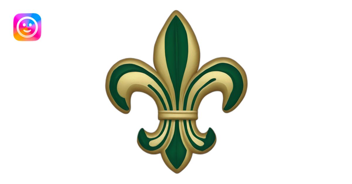 fleur de lis scout emoji | AI Emoji Generator