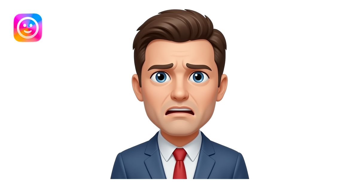 Desperate face emoji | AI Emoji Generator