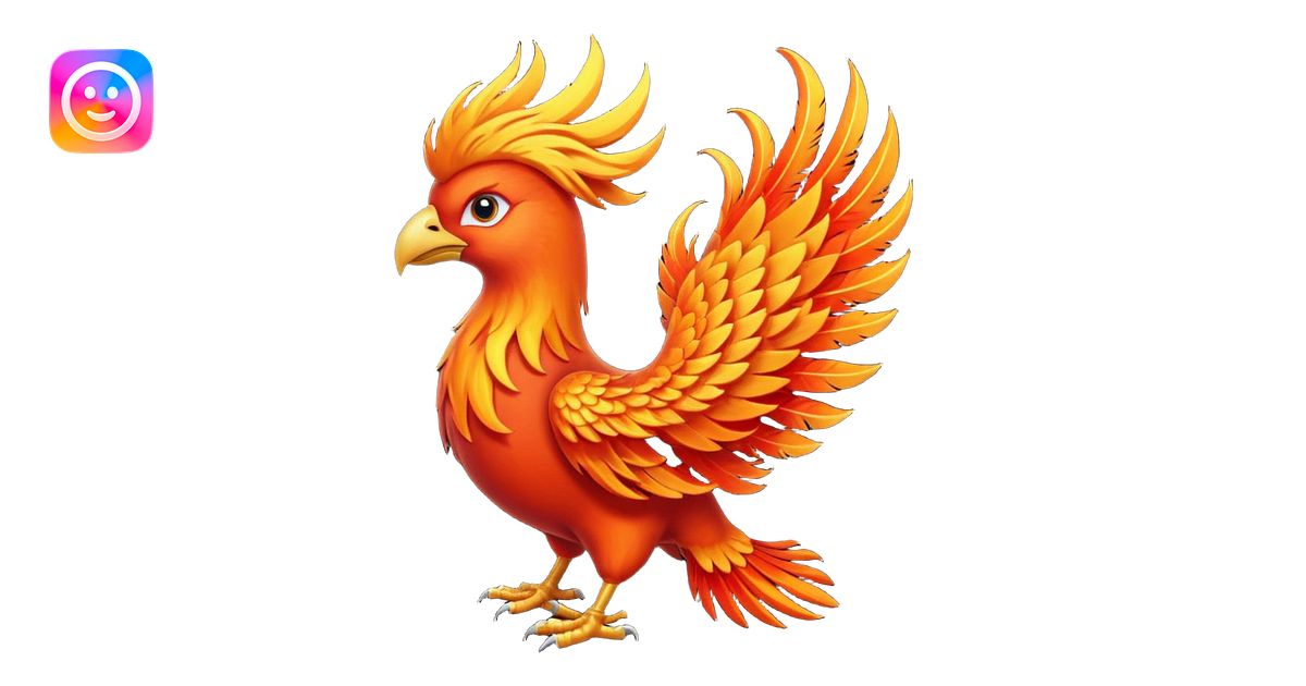 Phoenix emoji | AI Emoji Generator