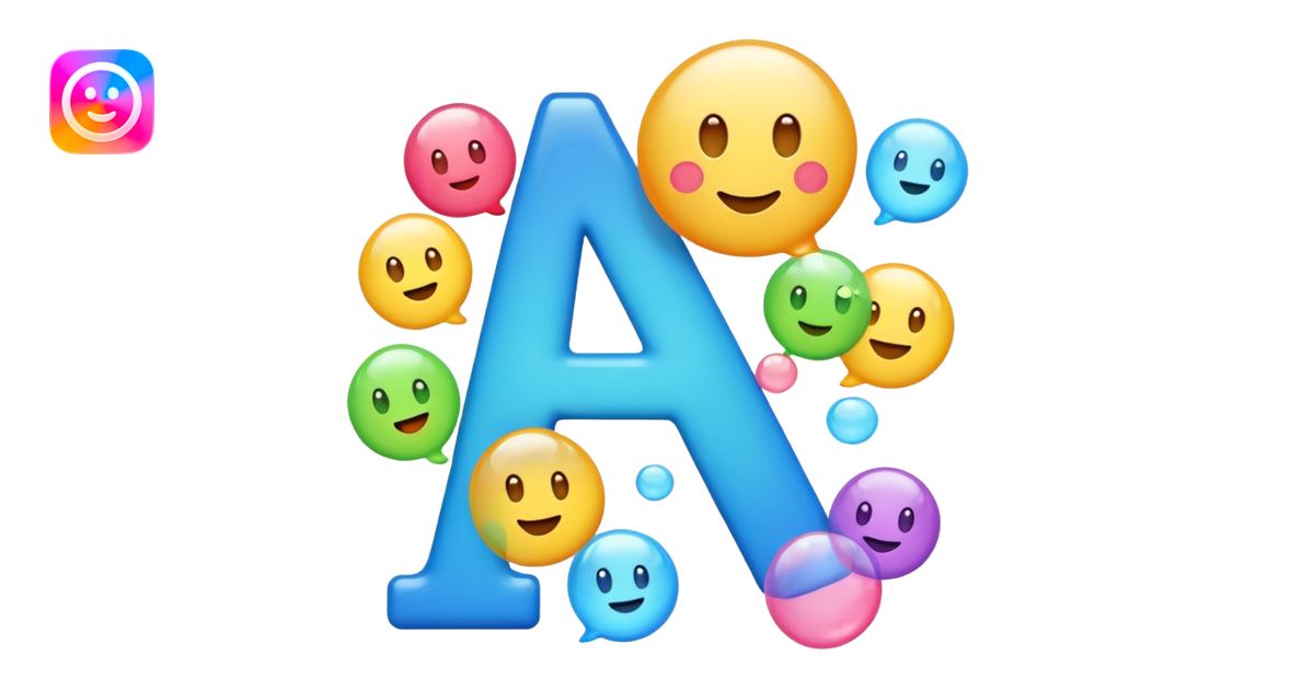 🅰️ need this type of emojis of all alphabets emoji | AI Emoji Generator