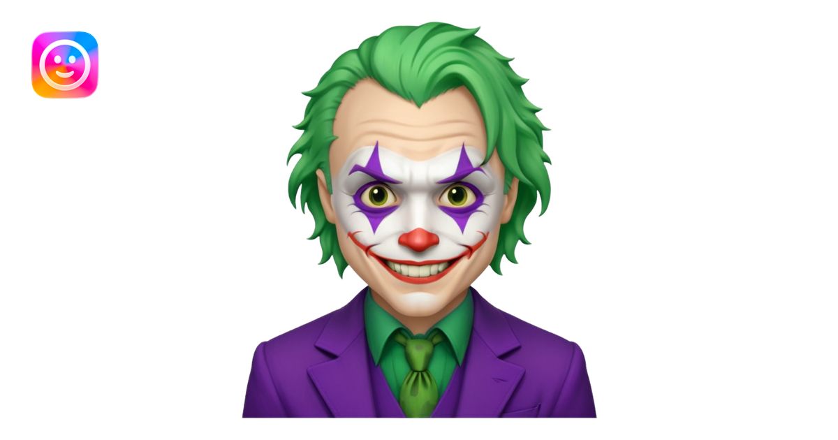 heath ledger joker scary emoji | AI Emoji Generator