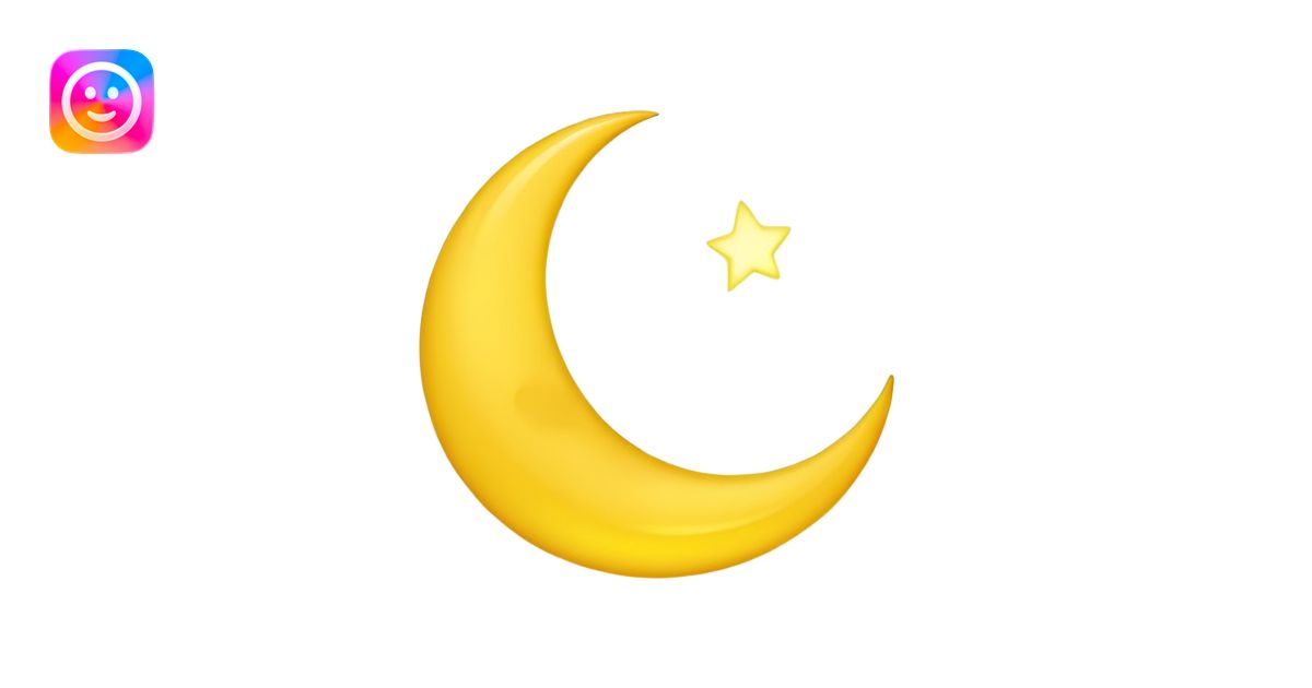 crescent moon emoji | AI Emoji Generator