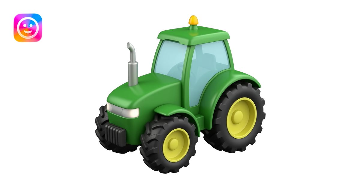 green toy tractor emoji | AI Emoji Generator