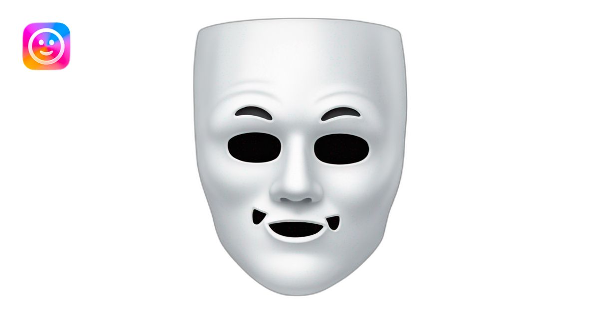 Phantom of the opera’s mask emoji | AI Emoji Generator