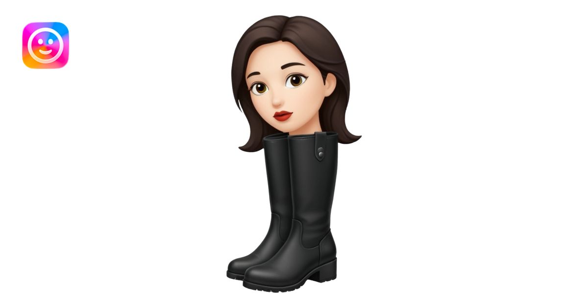 kiss femdom boot emoji | AI Emoji Generator
