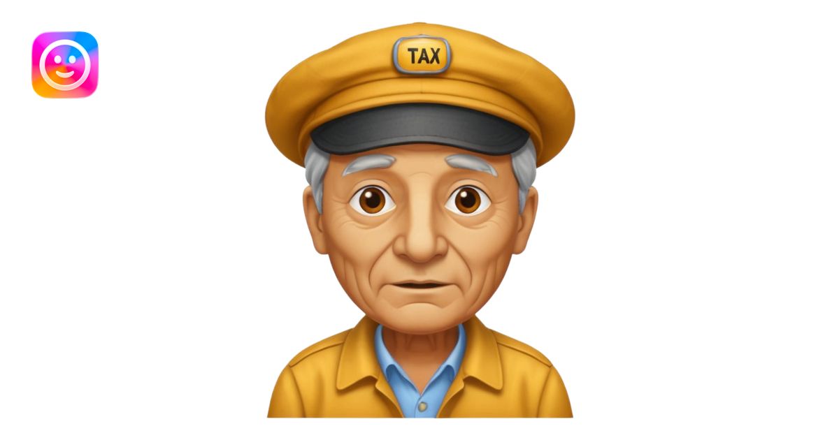 taxi driver old emoji | AI Emoji Generator