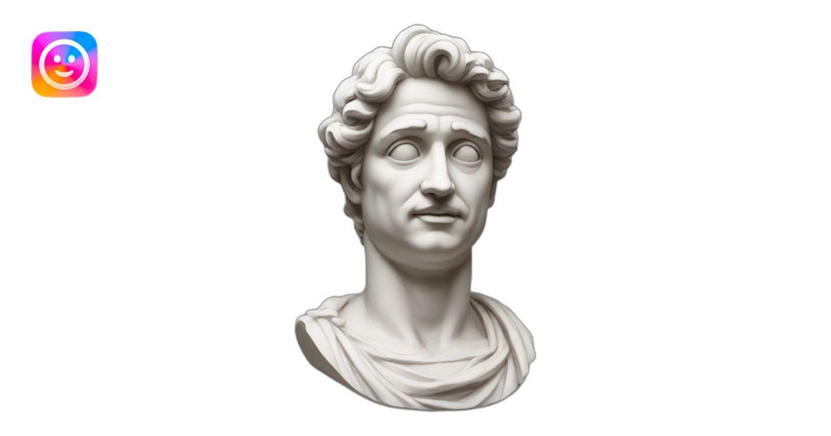 italian statue with questions marks emoji | AI Emoji Generator