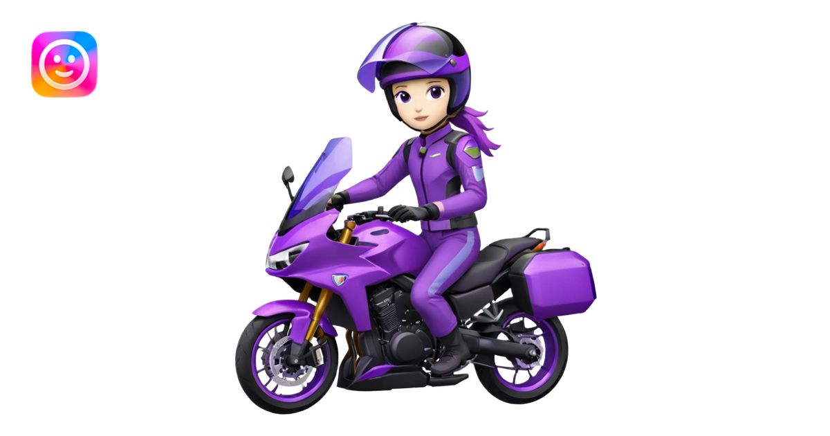 Créer un emoji copiable sur mon système iOS avec une moto mt07 noir ...