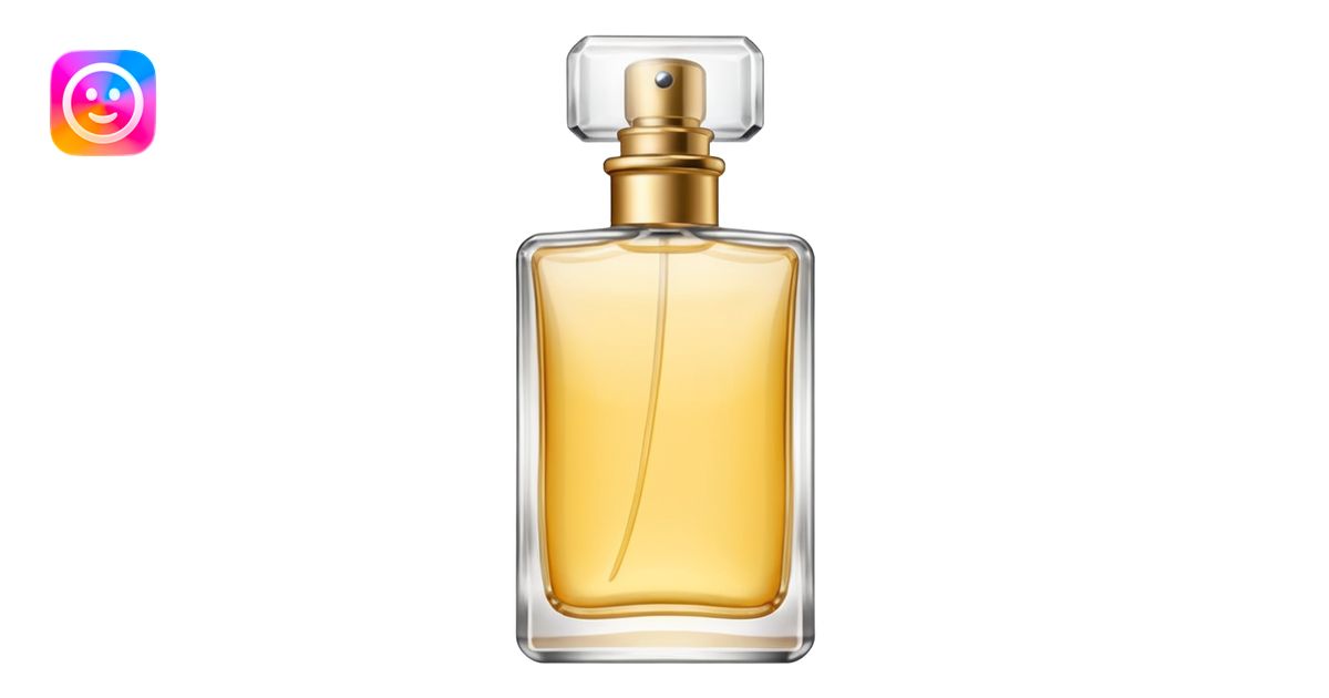 a rectangular glass bottle of perfume from which perfume is sprayed ...