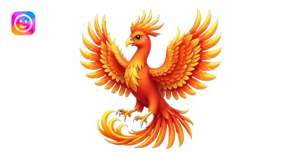 Phoenix emoji | AI Emoji Generator