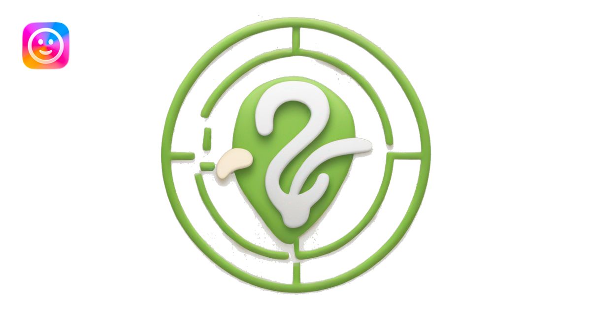 you are here symbol, similar to GPS emoji | AI Emoji Generator