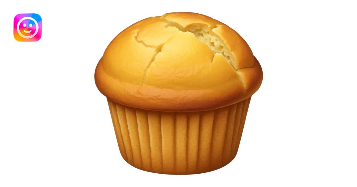 Cornbread muffin emoji | AI Emoji Generator