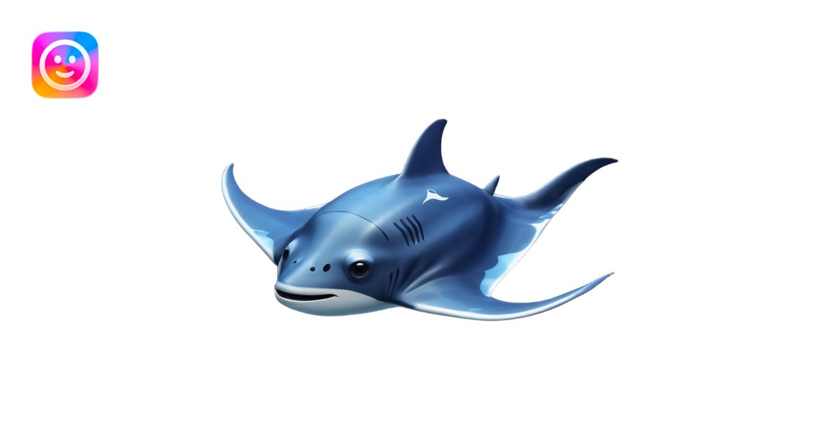 manta ray emoji emoji | AI Emoji Generator