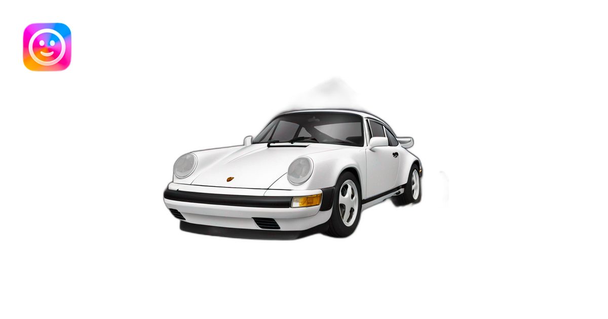 Voiture porsche avec un dragon qui l'entour emoji | AI Emoji Generator