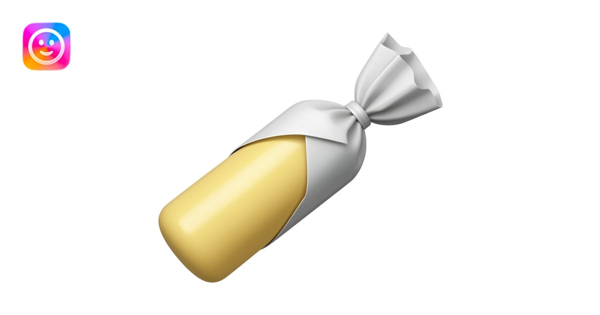 CHEESE STRING in wrapper emoji | AI Emoji Generator