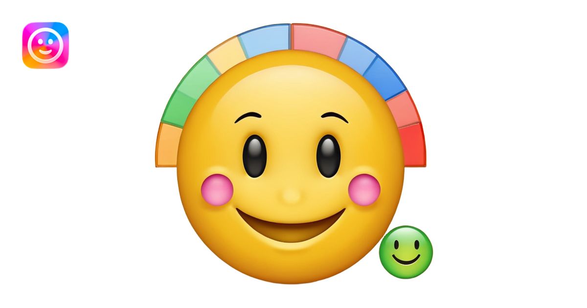 smiley with data charts emoji | AI Emoji Generator