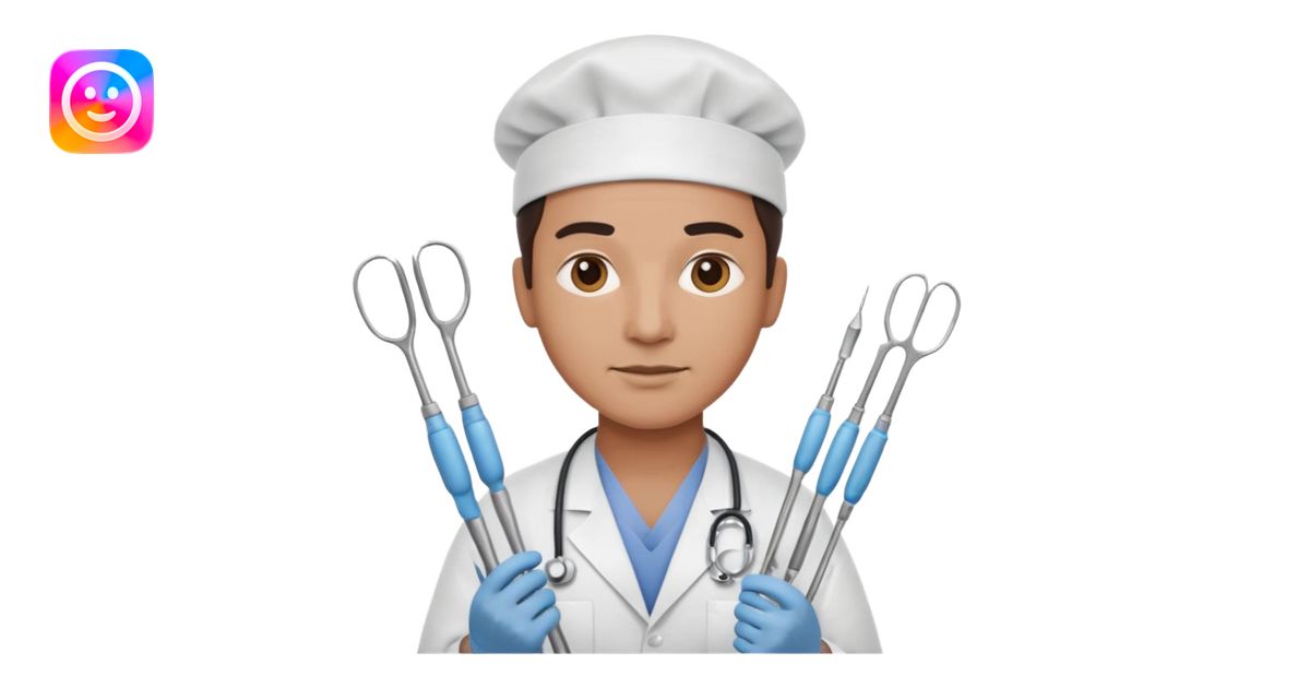 neurosurgeon holding multiple surgical instruments, confident ...