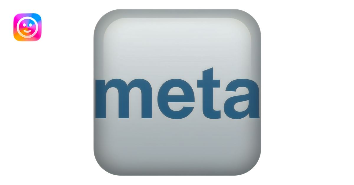 meta de banderín emoji | AI Emoji Generator