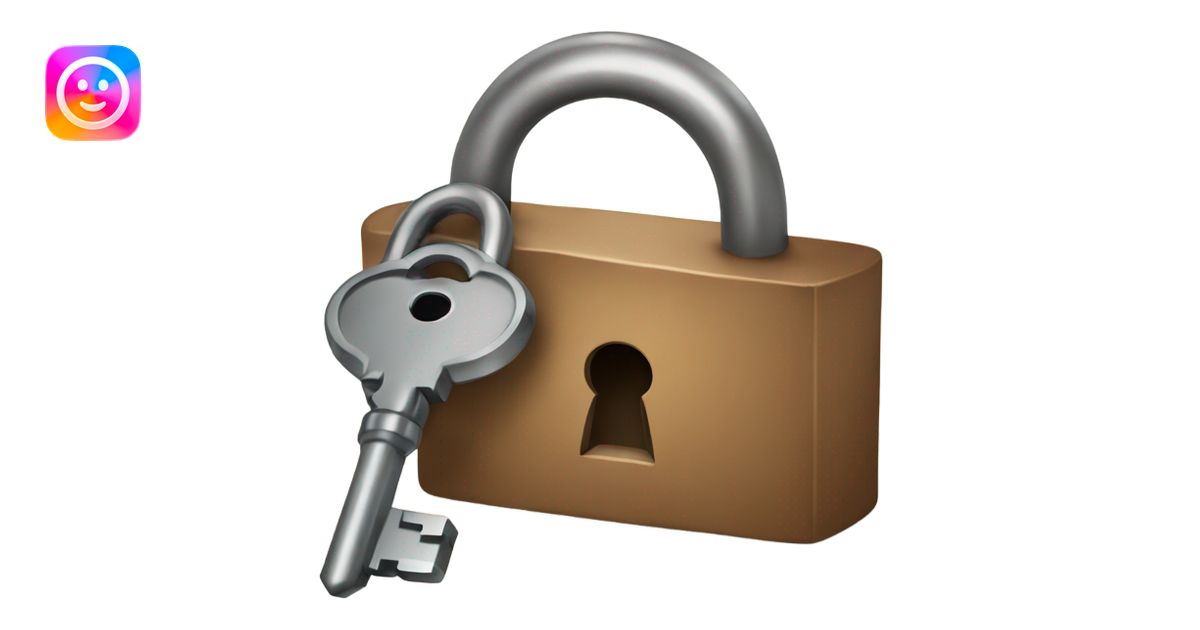 Lock and key emoji | AI Emoji Generator