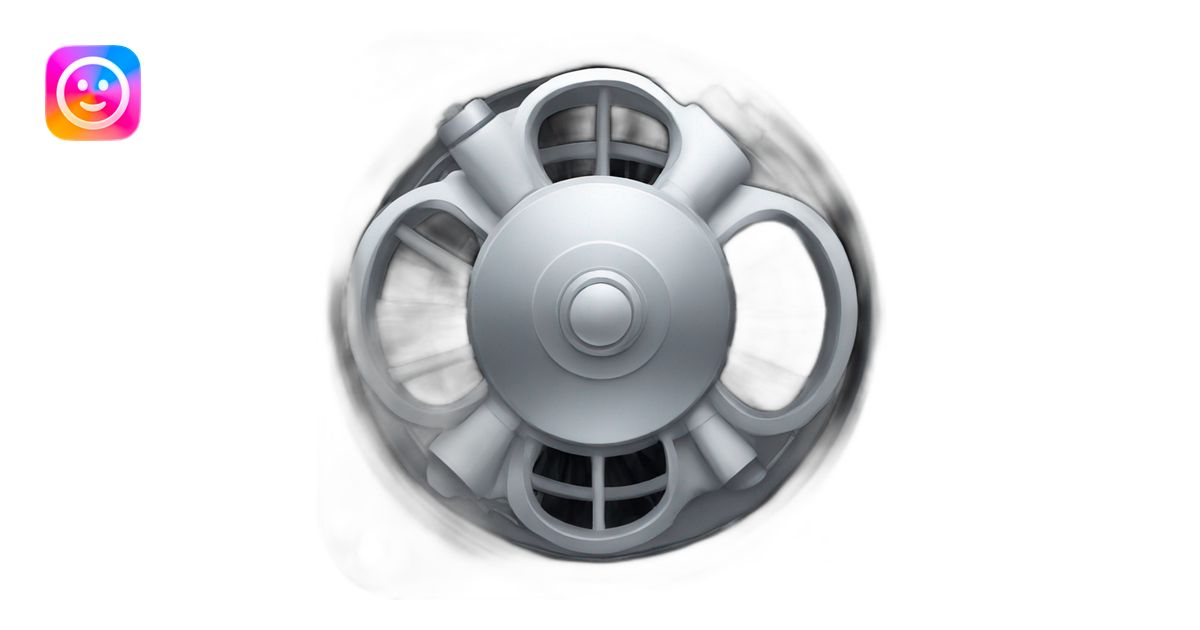 Aircraft engine emoji | AI Emoji Generator