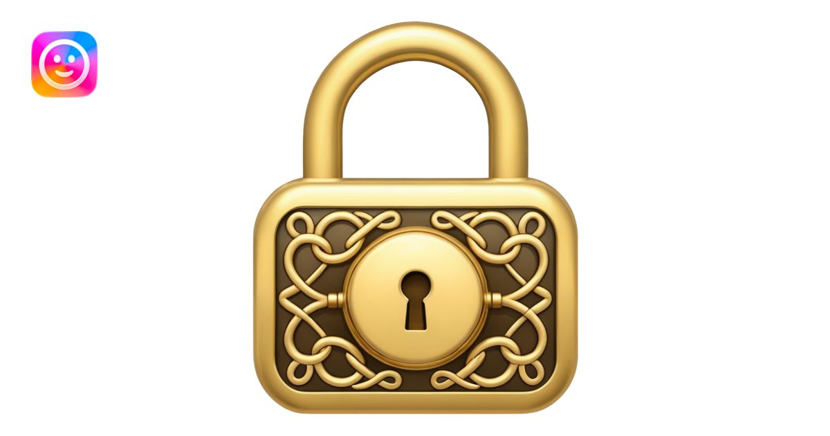 lock with infinity sign above it emoji | AI Emoji Generator