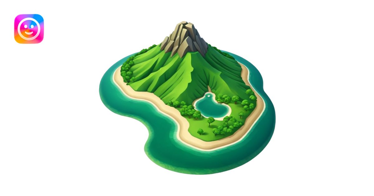 shape of taiwan island emoji | AI Emoji Generator