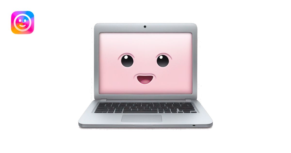 Soft Pink laptop 🩷 emoji | AI Emoji Generator