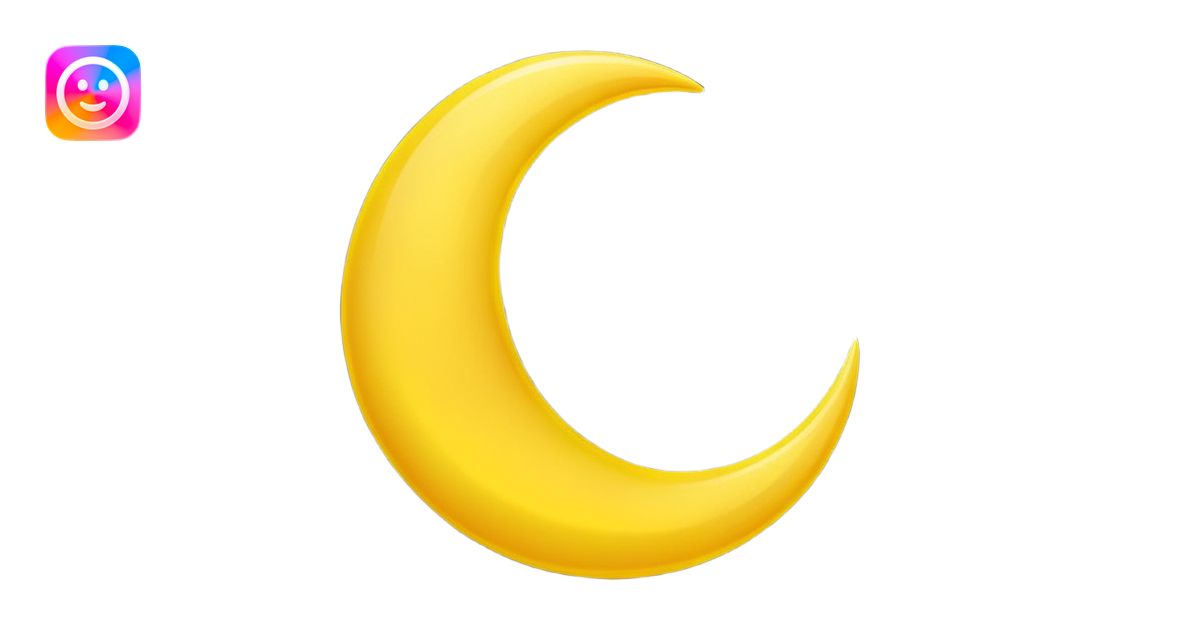 crescent moon emoji | AI Emoji Generator