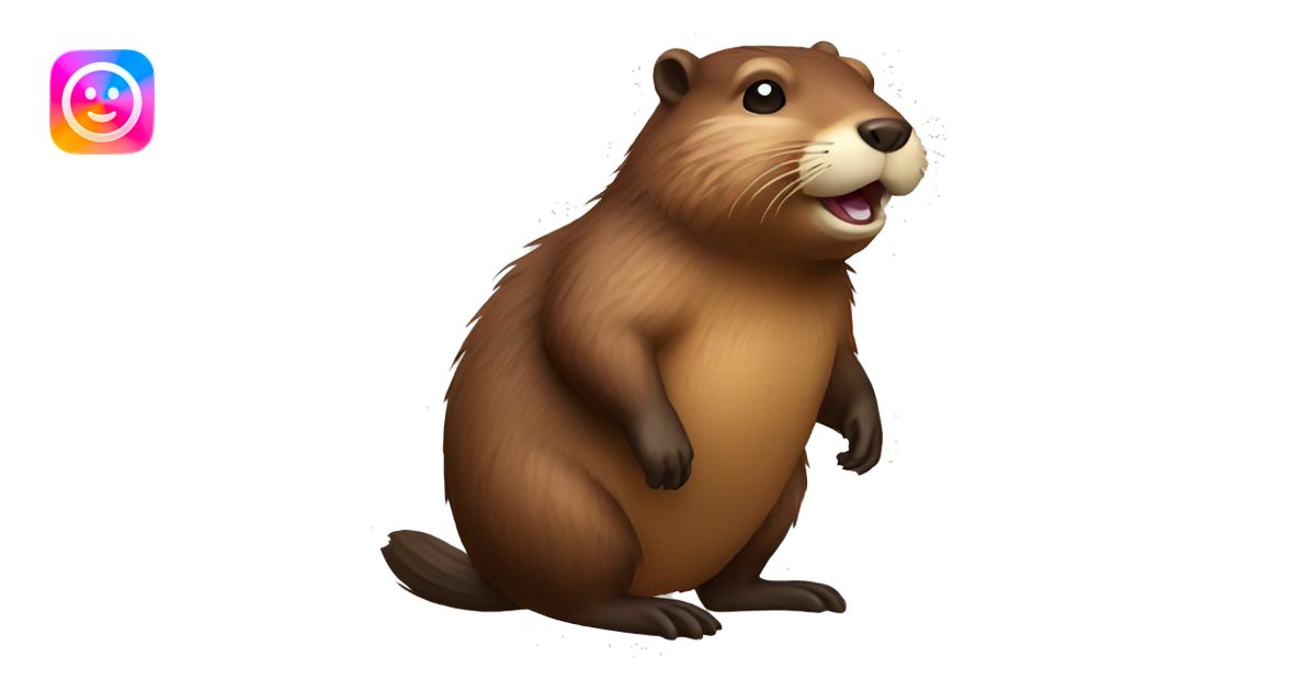 beaver full body emoji | AI Emoji Generator