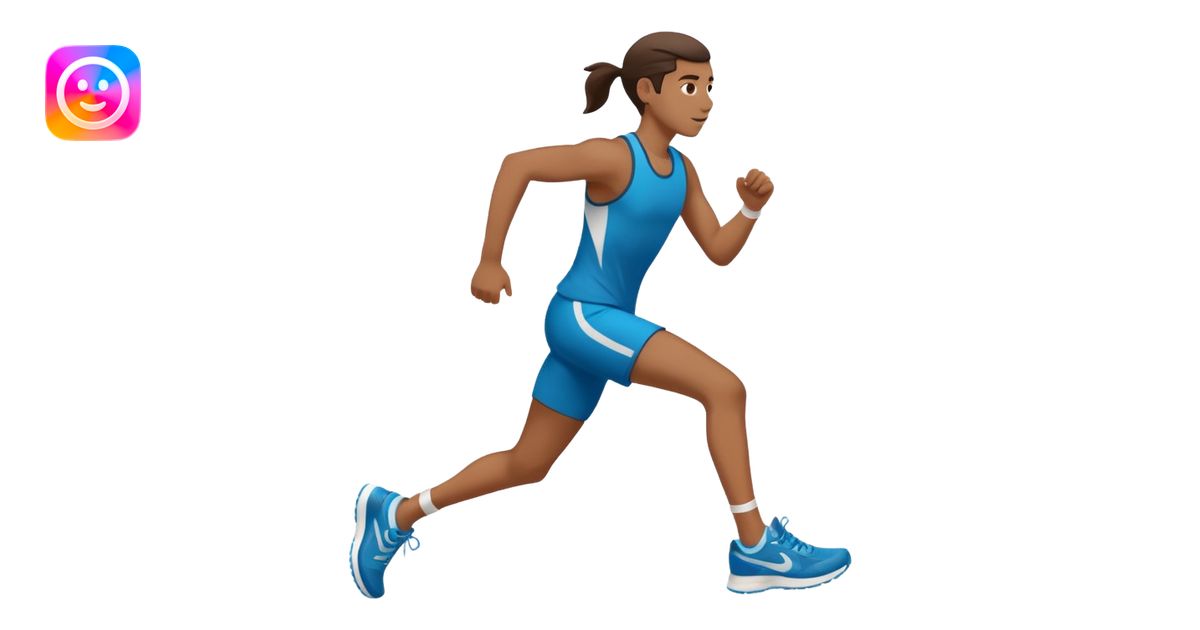 running emoji runner emoji person running emoji emoji | AI Emoji Generator