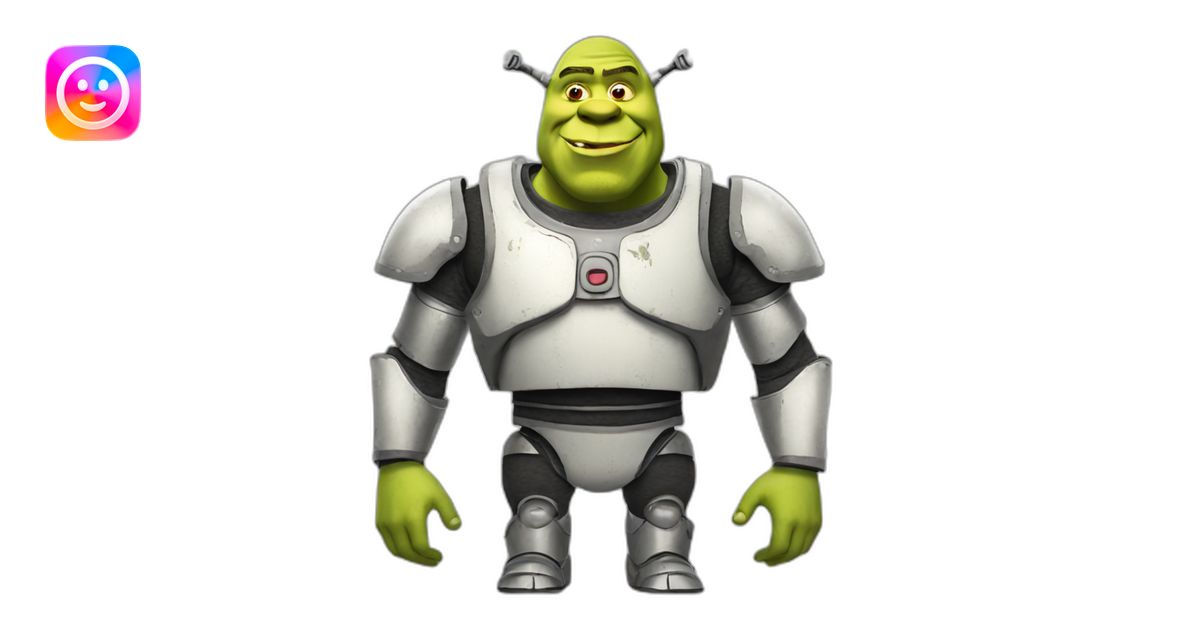 shrek robot emoji | AI Emoji Generator