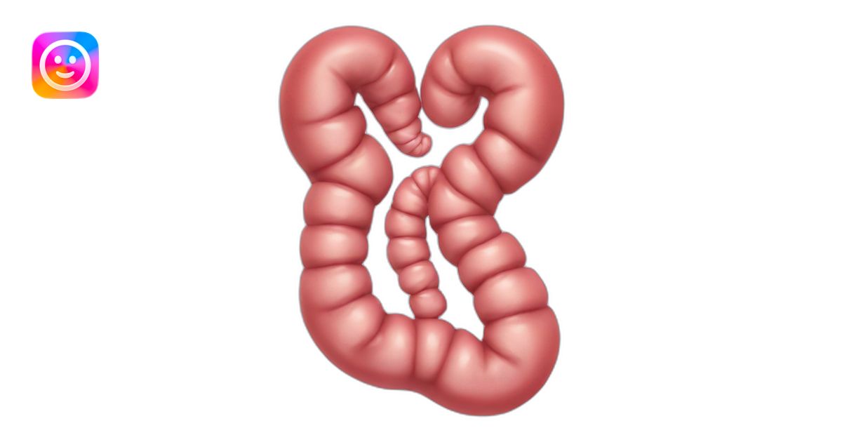colon intestine emoji | AI Emoji Generator