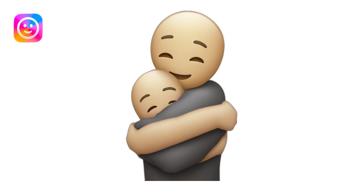 Hug emoji | AI Emoji Generator