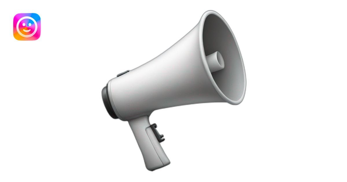 megaphone emoji | AI Emoji Generator