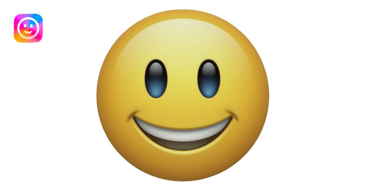 smiley emoji is not a person, but a smiley face A hand is a human hand ...
