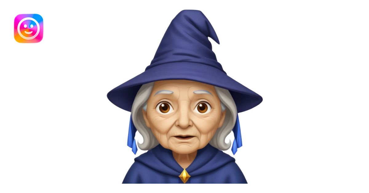 wizard old woman emoji | AI Emoji Generator